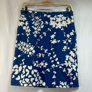 🐸 Kors linen cotton skirt with pockets botanical print.